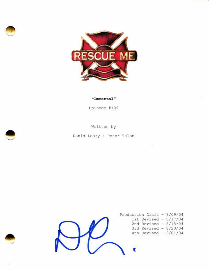 Denis Leary Signed Autograph Rescue Me Full Episode Script - Tommy Gavin
Opens in a new window or tab