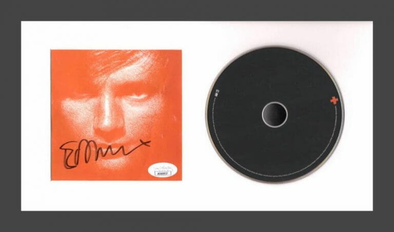 Ed Sheeran signed CD Merry Christmas with Elton John 2