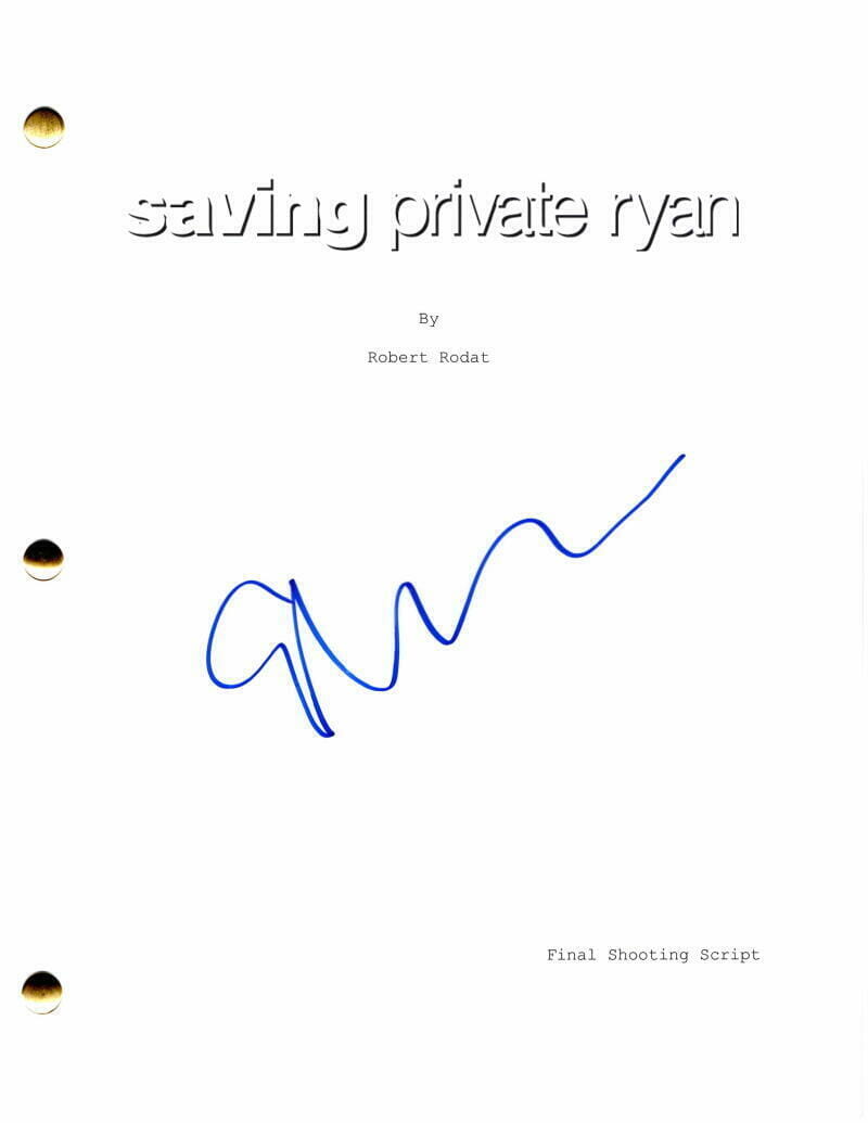 Edward Burns Signed Autograph Saving Private Ryan Full Movie Script w/ Tom Hanks
Opens in a new window or tab