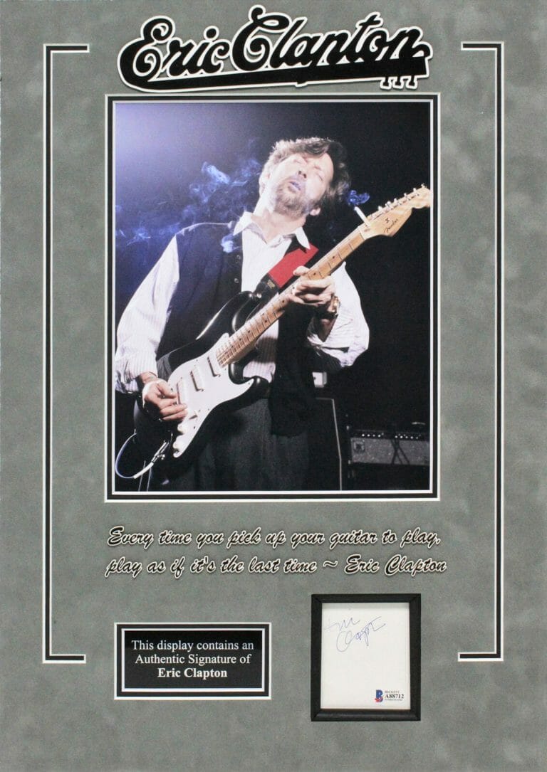 Eric Clapton Memorabilia, Signed Eric Clapton Photos and Merchandise