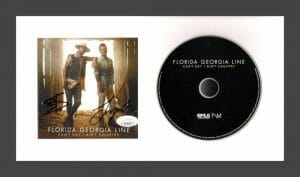 FLORIDA GEORGIA LINE SIGNED AUTOGRAPH FRAMED CD CAN’T SAY I AIN’T COUNTRY W/ JSA
 COLLECTIBLE MEMORABILIA