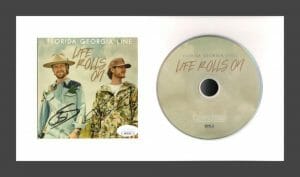 FLORIDA GEORGIA LINE SIGNED AUTOGRAPH FRAMED CD DISPLAY – LIFE ROLLS ON W/ JSA
 COLLECTIBLE MEMORABILIA