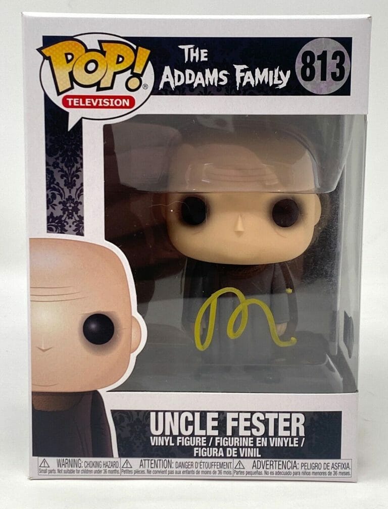 FRED ARMISEN SIGNED WEDNESDAY UNCLE FESTER FUNKO POP ADDAMS FAMILY BECKETT COA
 COLLECTIBLE MEMORABILIA