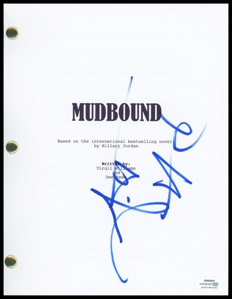 GARRETT HEDLUND “MUDBOUND” AUTOGRAPH SIGNED COMPLETE SCRIPT SCREENPLAY ACOA
COLLECTIBLE MEMORABILIA