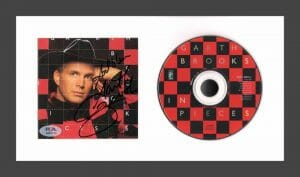 GARTH BROOKS SIGNED AUTOGRAPH IN PIECES FRAMED CD DISPLAY COUNTRY MUSIC ICON PSA
 COLLECTIBLE MEMORABILIA