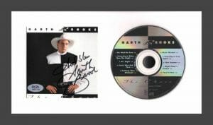 Autographed Hand Signed Garth Brooks Baseball Photo 8 x 10