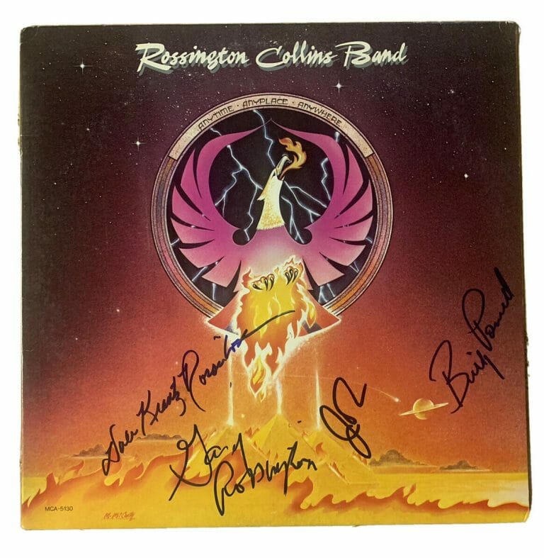 GARY ROSSINGTON BILLY POWELL +2 COLLINS BAND SIGNED AUTOGRAPHED GUARANTEED
 COLLECTIBLE MEMORABILIA