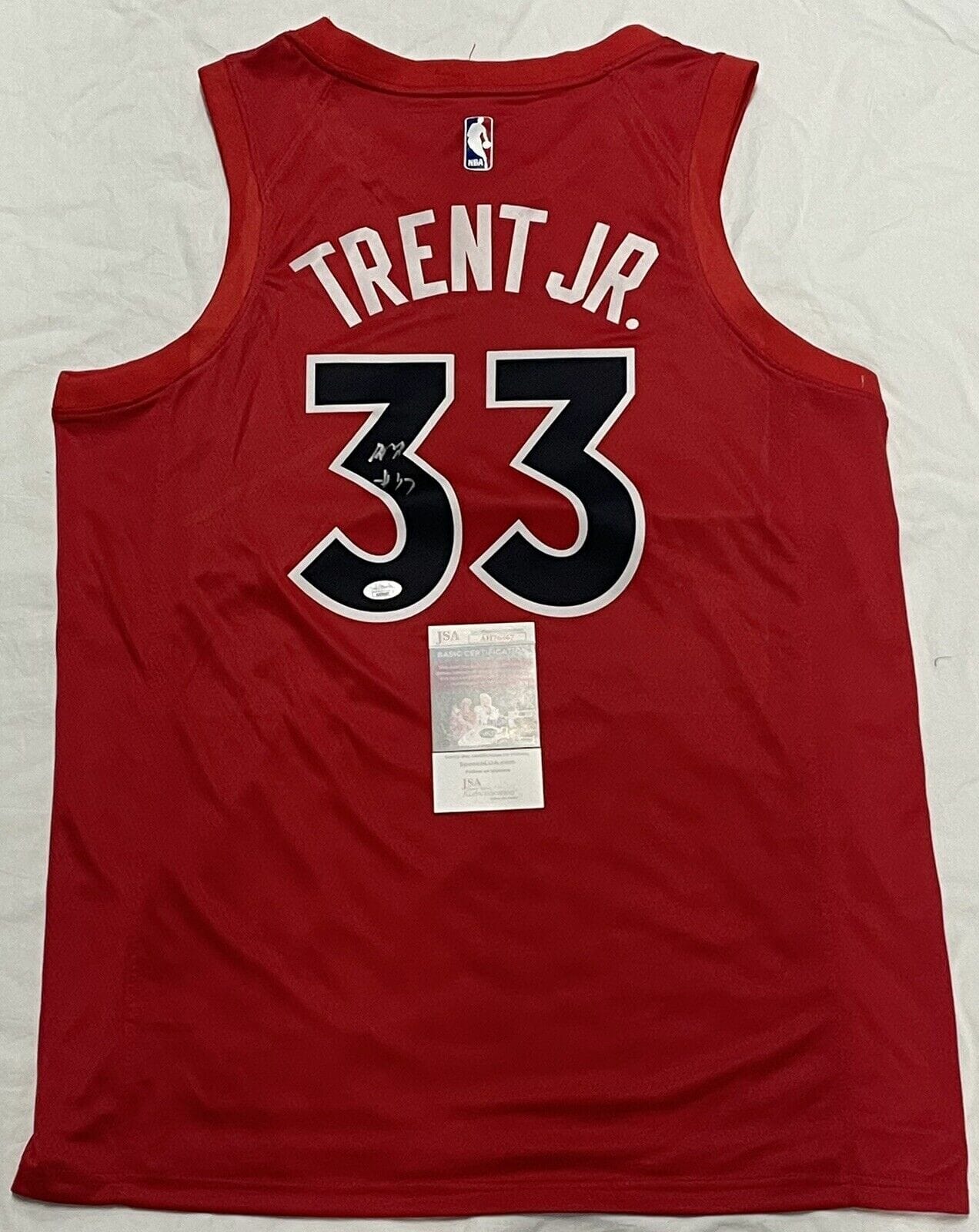 Gary Trent Jr Signed Autographed Toronto Raptors Red Jersey JSA COA
Opens in a new window or tab