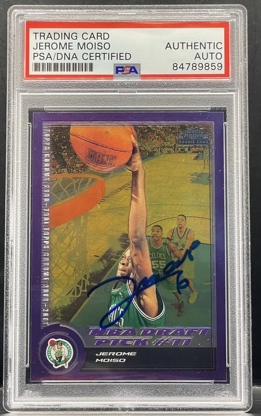 Jerome Moiso 2001 Topps Chrome Signed Rookie Card Celtics PSA/DNA Slabbed
Opens in a new window or tab