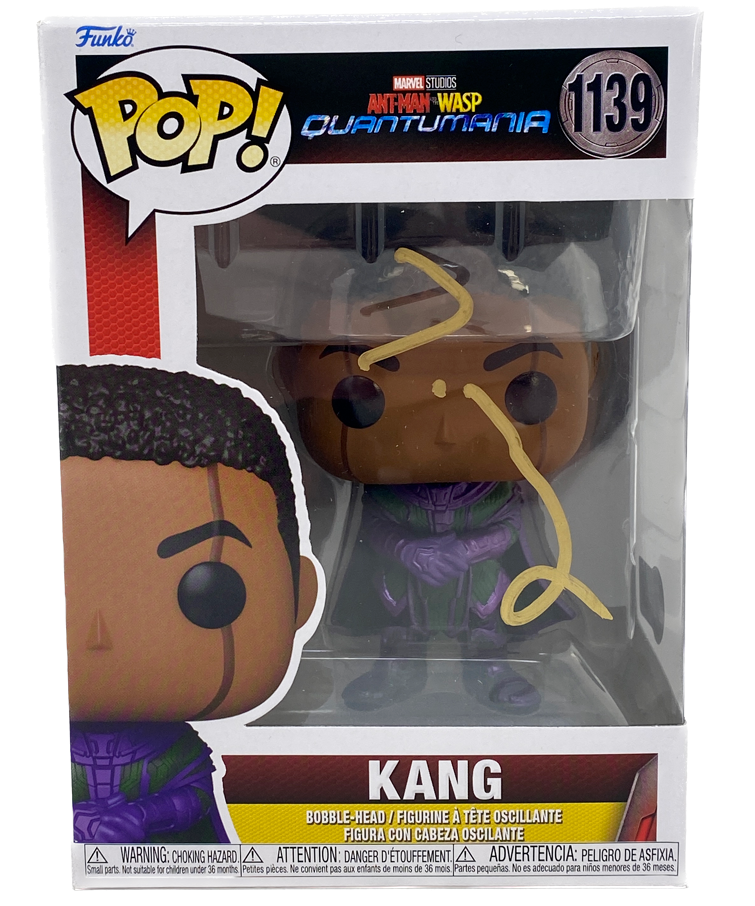 JONATHAN MAJORS SIGNED ANT-MAN & THE WASP QUANTUMANIA KANG FUNKO POP BECKETT COA
 COLLECTIBLE MEMORABILIA