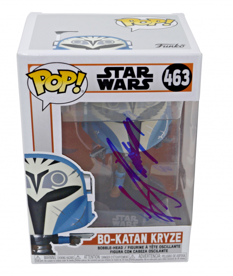 KATEE SACKHOFF SIGNED AUTOGRAPH FUNKO POP STAR WARS BO-KATAN KRYZE 463 BAS COA
 COLLECTIBLE MEMORABILIA