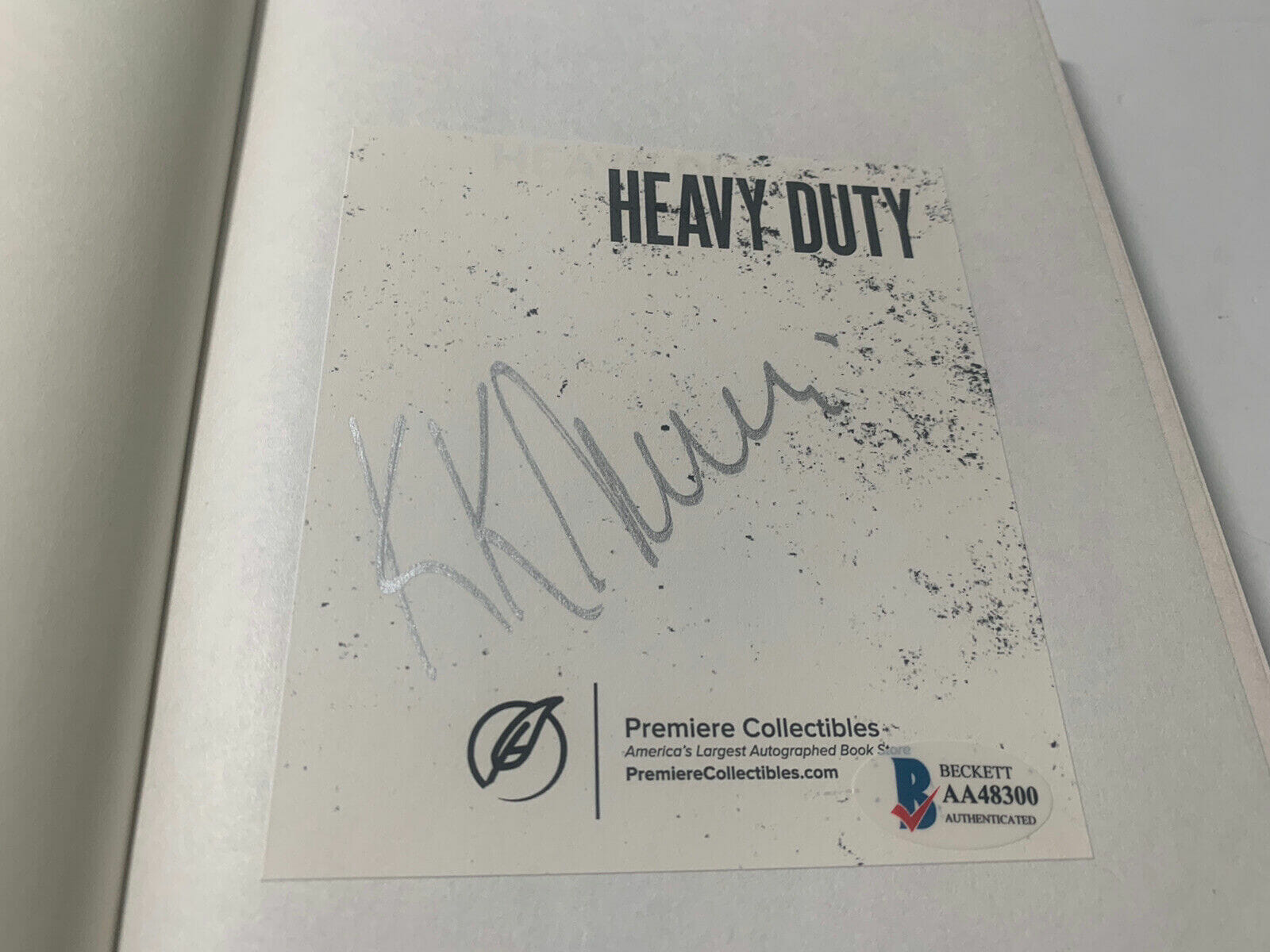 KK Downing Judas Priest Heavy Duty Signed Autographed Book Beckett Certified #1
