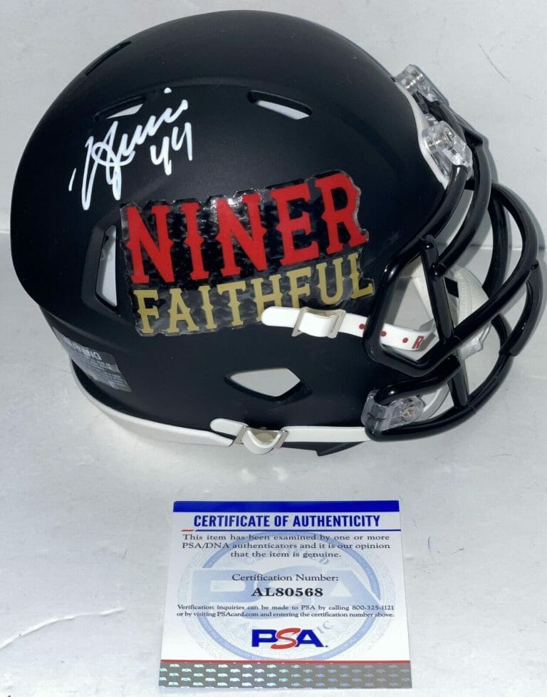 KYLE JUSZCZYK SIGNED AUTOGRAPHED SAN FRANCISCO 49ERS MINI HELMET PSA/DNA COA
 COLLECTIBLE MEMORABILIA