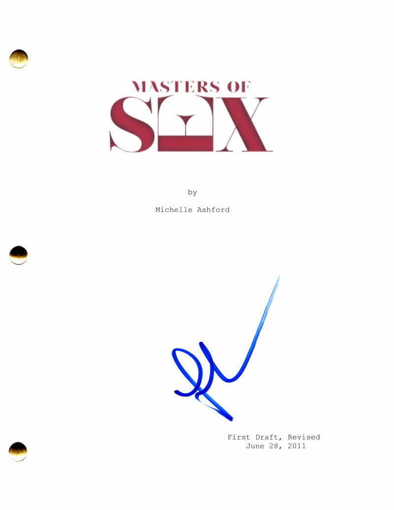 Lizzy Caplan Signed Autograph Masters of Sex Full Pilot Script Virginia Johnson