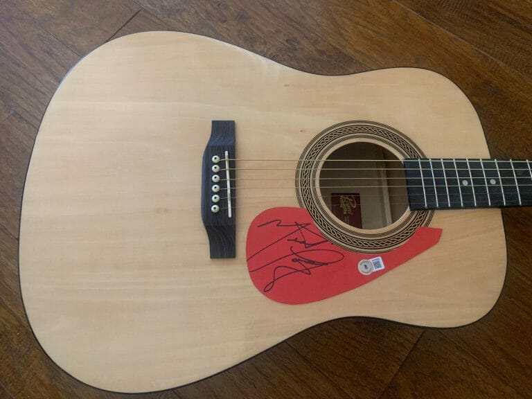 MEATLOAF SIGNED AUTOGRAPHED ACOUSTIC GUITAR PSA CERTIFIED
 COLLECTIBLE MEMORABILIA