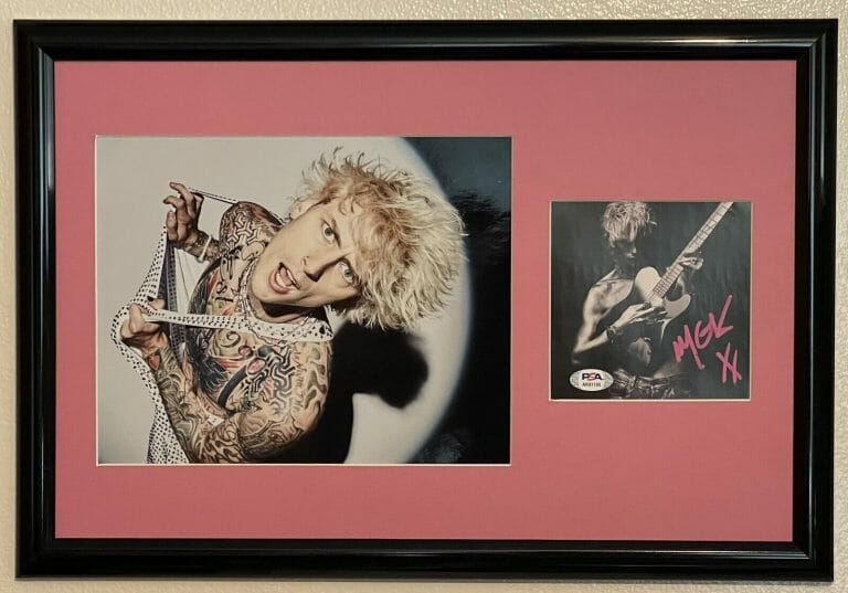 MGK MACHINE GUN KELLY SIGNED AUTOGRAPHED CUSTOM FRAMED SELLOUT CD COVER PSA/DNA
 COLLECTIBLE MEMORABILIA