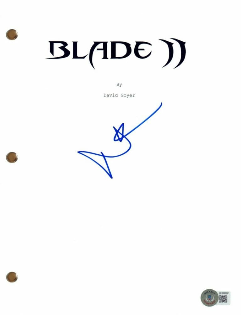 NORMAN REEDUS SIGNED AUTOGRAPH BLADE 2 II MOVIE SCRIPT SCREENPLAY BECKETT COA
 COLLECTIBLE MEMORABILIA