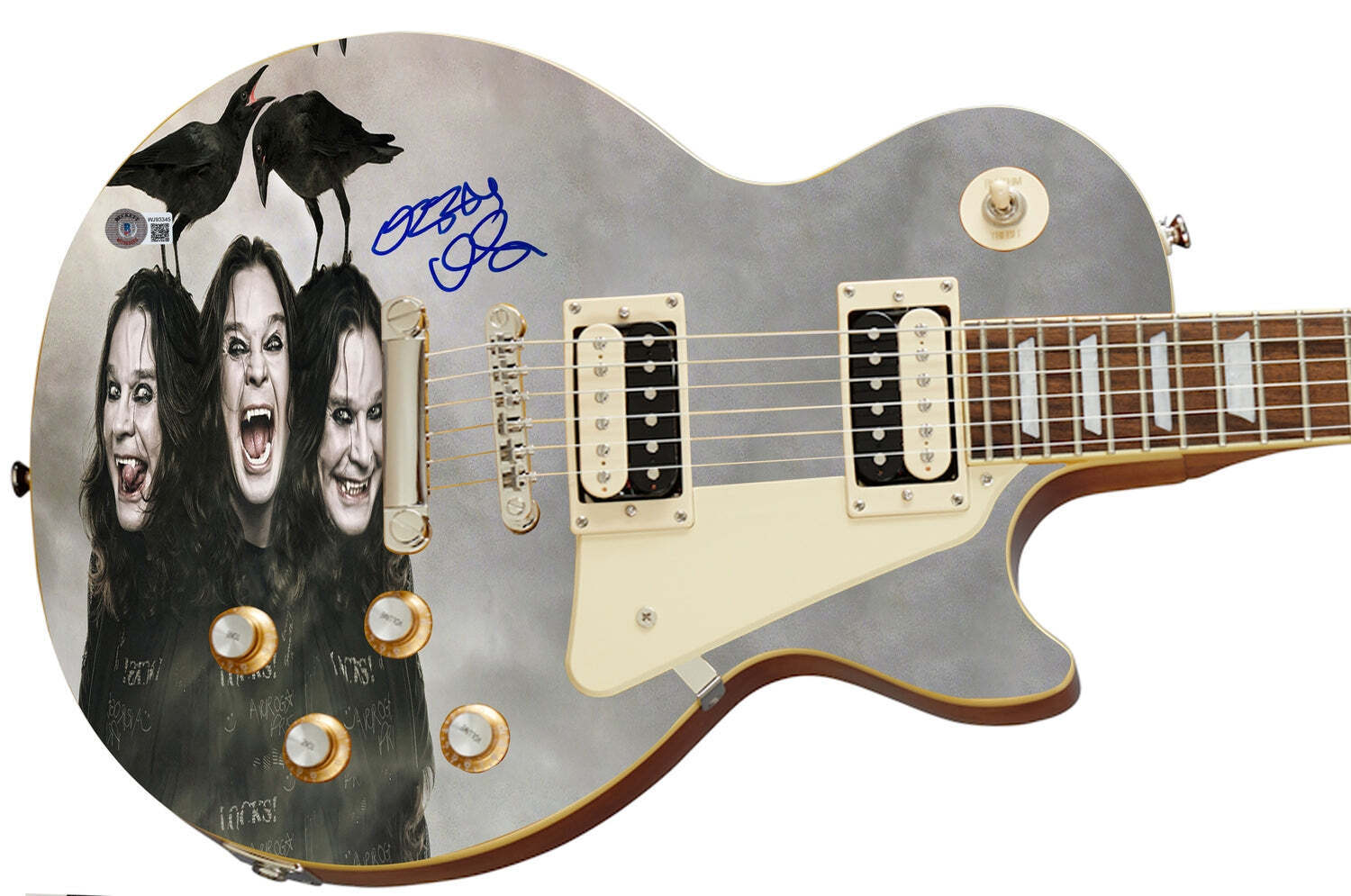 ozzy osbourne signed guitar