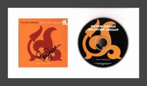PETER GREEN FLEETWOOD MAC SIGNED AUTOGRAPH TIME TRADERS FRAMED CD DISPLAY W/ JSA
 COLLECTIBLE MEMORABILIA