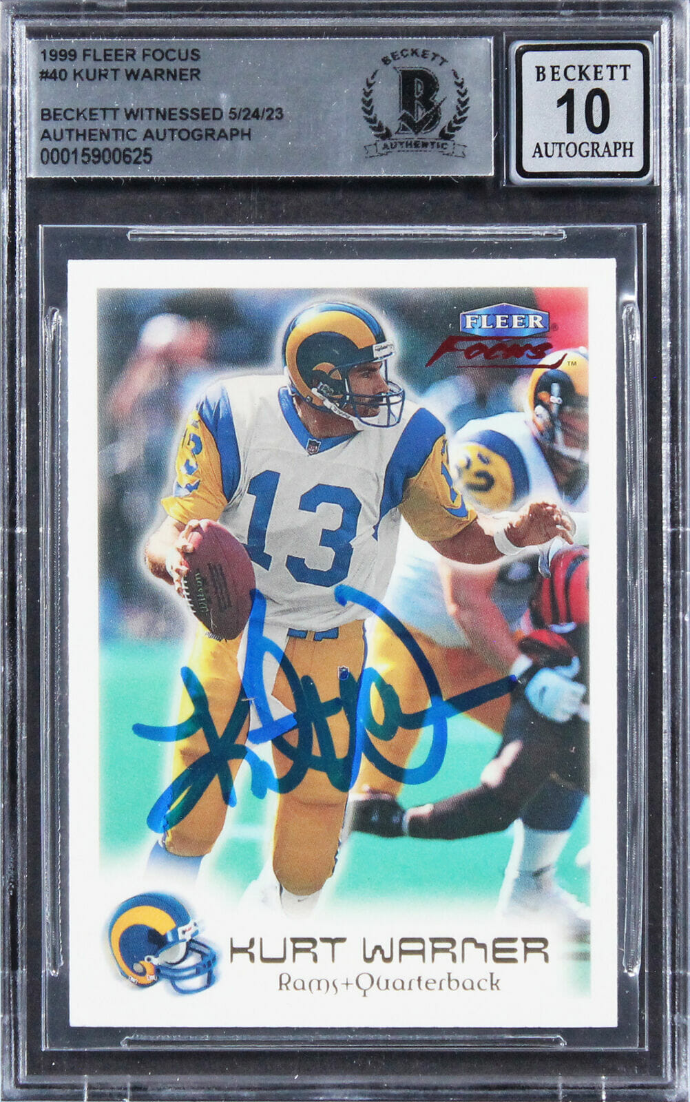 Kurt Warner Autographed Memorabilia