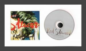 ROD STEWART SIGNED AUTOGRAPH WHEN WE WERE THE NEW BOYS FRAMED CD DISPLAY JSA COA
 COLLECTIBLE MEMORABILIA