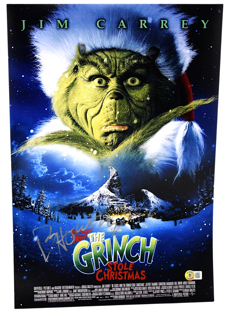 Ron Howard Signed Autograph How the Grinch Stole Christmas 12x18 Poster ...