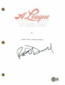 ROSIE O’DONNELL SIGNED AUTOGRAPH A LEAGUE OF THEIR OWN MOVIE SCRIPT BECKETT COA
 COLLECTIBLE MEMORABILIA