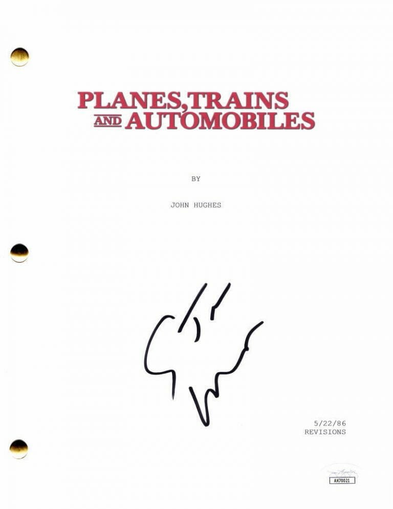 STEVE MARTIN SIGNED AUTOGRAPH PLANES, TRAINS AND AUTOMOBILES MOVIE SCRIPT W/ JSA
COLLECTIBLE MEMORABILIA