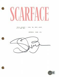 STEVEN BAUER SIGNED AUTOGRAPH SCARFACE MOVIE SCRIPT SCREENPLAY BECKETT COA
 COLLECTIBLE MEMORABILIA