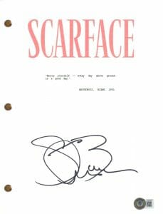STEVEN BAUER SIGNED AUTOGRAPH SCARFACE MOVIE SCRIPT SCREENPLAY BECKETT COA
 COLLECTIBLE MEMORABILIA