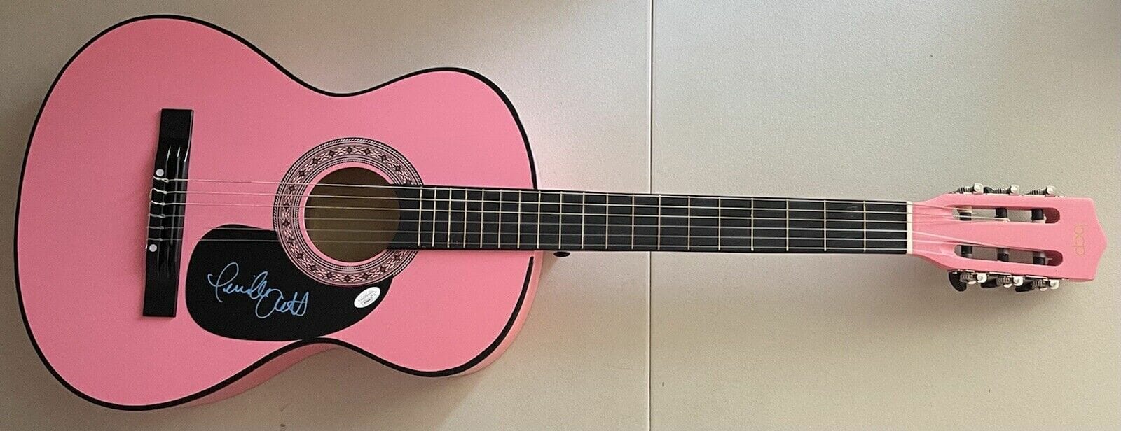 Tenille Arts Signed Autographed Pink Full Body Guitar Back Then Right Now JSA