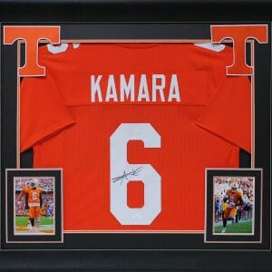 Tennessee Alvin Kamara Authentic Signed Orange Framed Jersey JSA Witnessed
