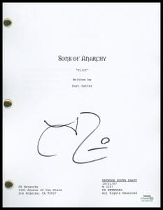 THEO ROSSI “SONS OF ANARCHY” AUTOGRAPH SIGNED ‘JUICE’ PILOT EPISODE SCRIPT B
 COLLECTIBLE MEMORABILIA