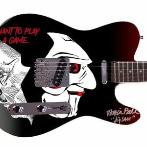 Tobin Bell Saw Jigsaw Movie Autographed Custom Graphics Guitar ACOA
Opens in a new window or tab