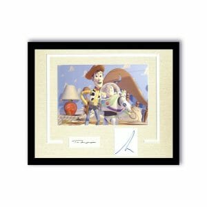 TOM HANKS & TIM ALLEN “TOY STORY” AUTOGRAPH SIGNED FRAMED 11×14 DISPLAY ACOA
 COLLECTIBLE MEMORABILIA