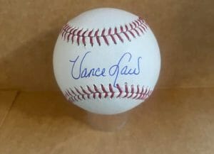 VANCE LAW CUBS/EXPOS/PIRATES SIGNED AUTO M.L. BASEBALL BAS AUTHENICATED
 COLLECTIBLE MEMORABILIA