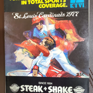 VINTAGE 1977 25 CENT STL CARDINALS BASEBALL OFFICIAL SCORECARD STL VS PITTSBURGH
Opens in a new window or tab