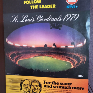 VINTAGE 1979 ST LOUIS CARDINALS BASEBALL OFFICIAL SCORECARD STL VS SAN DIEGO
Opens in a new window or tab