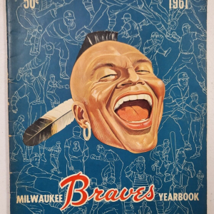 VINTAGE MLB BASEBALL 1961 MILWAUKEE BRAVES OFFICIAL YEARBOOK RARE
Opens in a new window or tab
