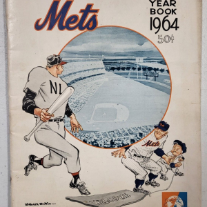VINTAGE MLB BASEBALL 1964 NEW YORK METS REVISED OFFICIAL YEARBOOK PROGRAM
Opens in a new window or tab