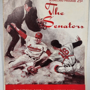 VINTAGE MLB BASEBALL THE SENATORS AMERICAN LEAGUE OFFICIAL 1968 PROGRAM
Opens in a new window or tab