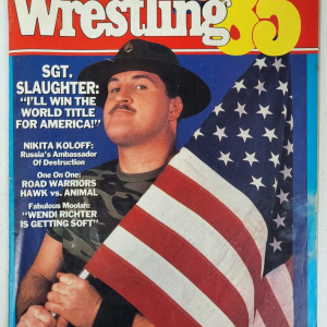 VINTAGE WRESTLING 85 MAGAZINE SGT. SLAUGHTER COVER SUMMER 1985 RARE
Opens in a new window or tab