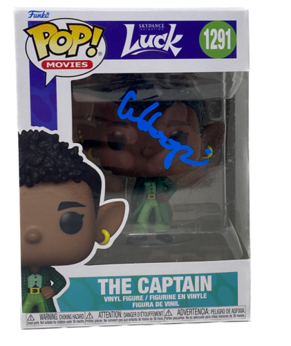 Whoopi Goldberg Signed Autograph Funko Pop Luck The Captain #1291 ACOA COA
