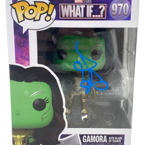 Zoe Saldana Signed Gamora Funko Pop What If Guardians of The Galaxy Beckett COA
