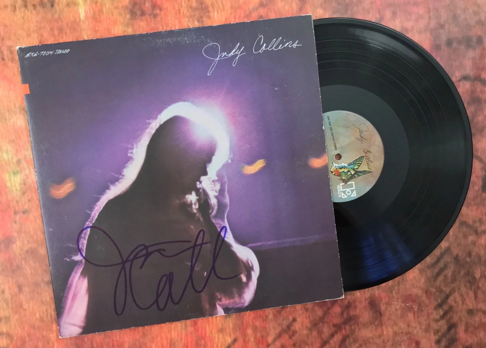 GFA Living Folk Star * JUDY COLLINS * Signed Used Record Album PROOF J4 COA
