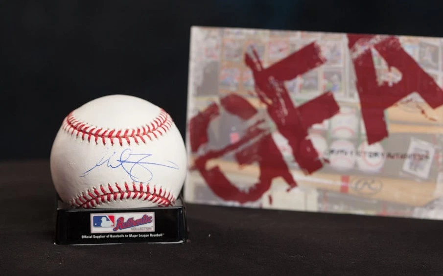 GFA Tampa Bay Rays * MIKE ZUNINO * Signed MLB Baseball Z4 COA
