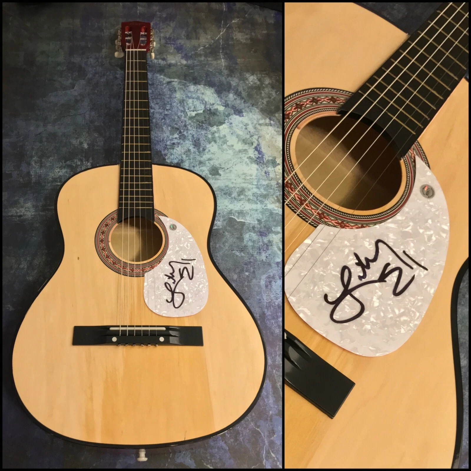 GFA What Happens in a Small Town * LINDSAY ELL * Signed Acoustic Guitar L2 COA
