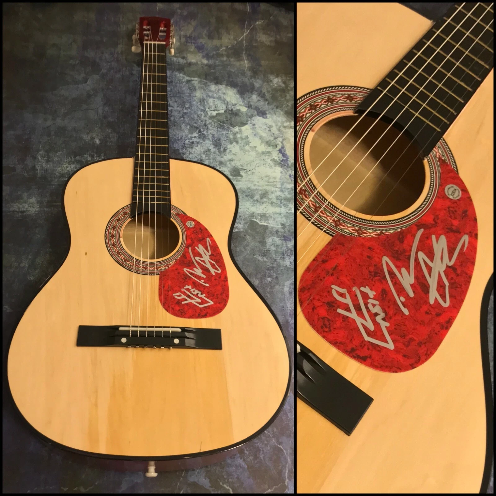 GFA Preston Brust & Chris Lucas * LoCASH * Signed Acoustic Guitar L1 COA
