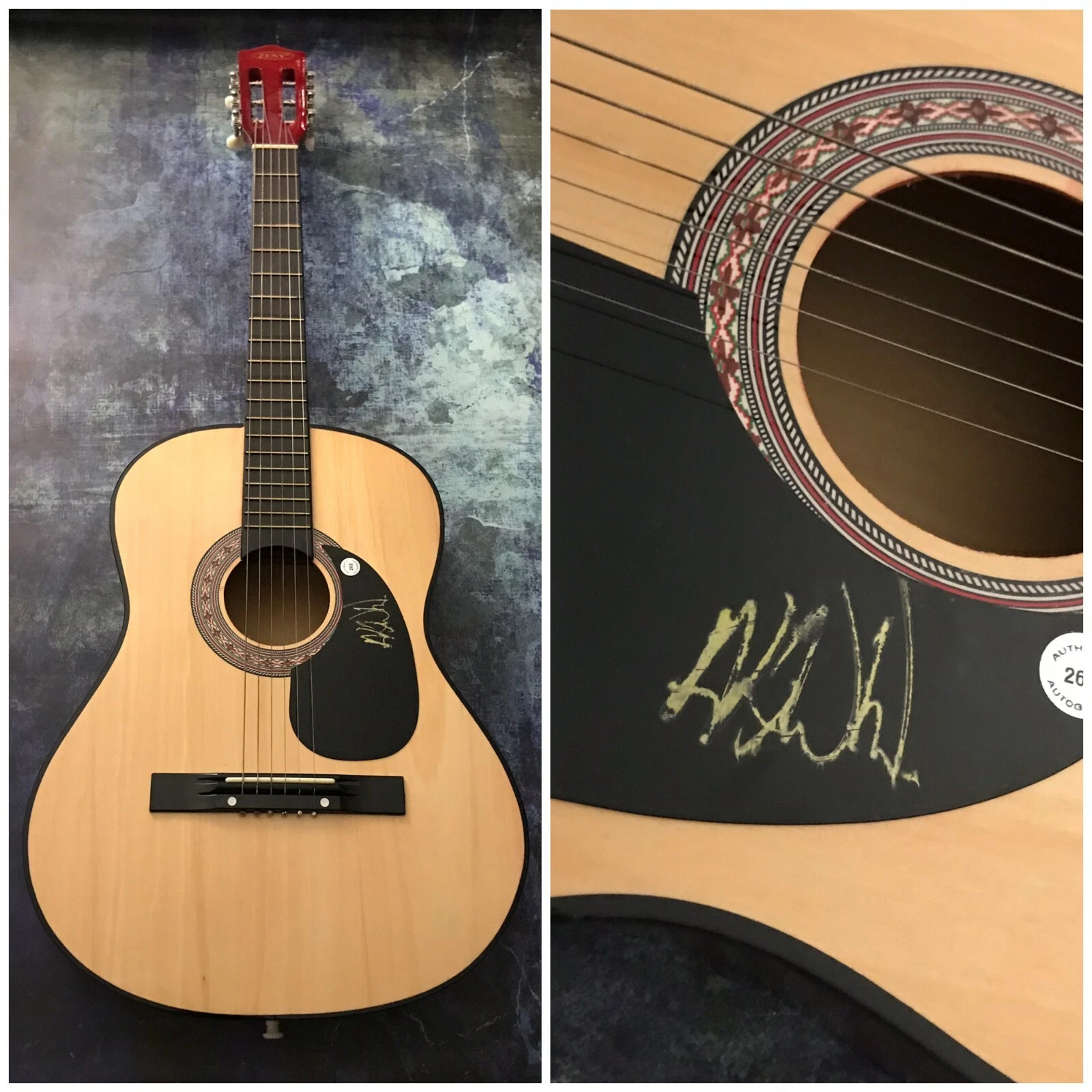 GFA Better Than Myself * ALEX WILLIAMS * Signed Acoustic Guitar A3 COA
