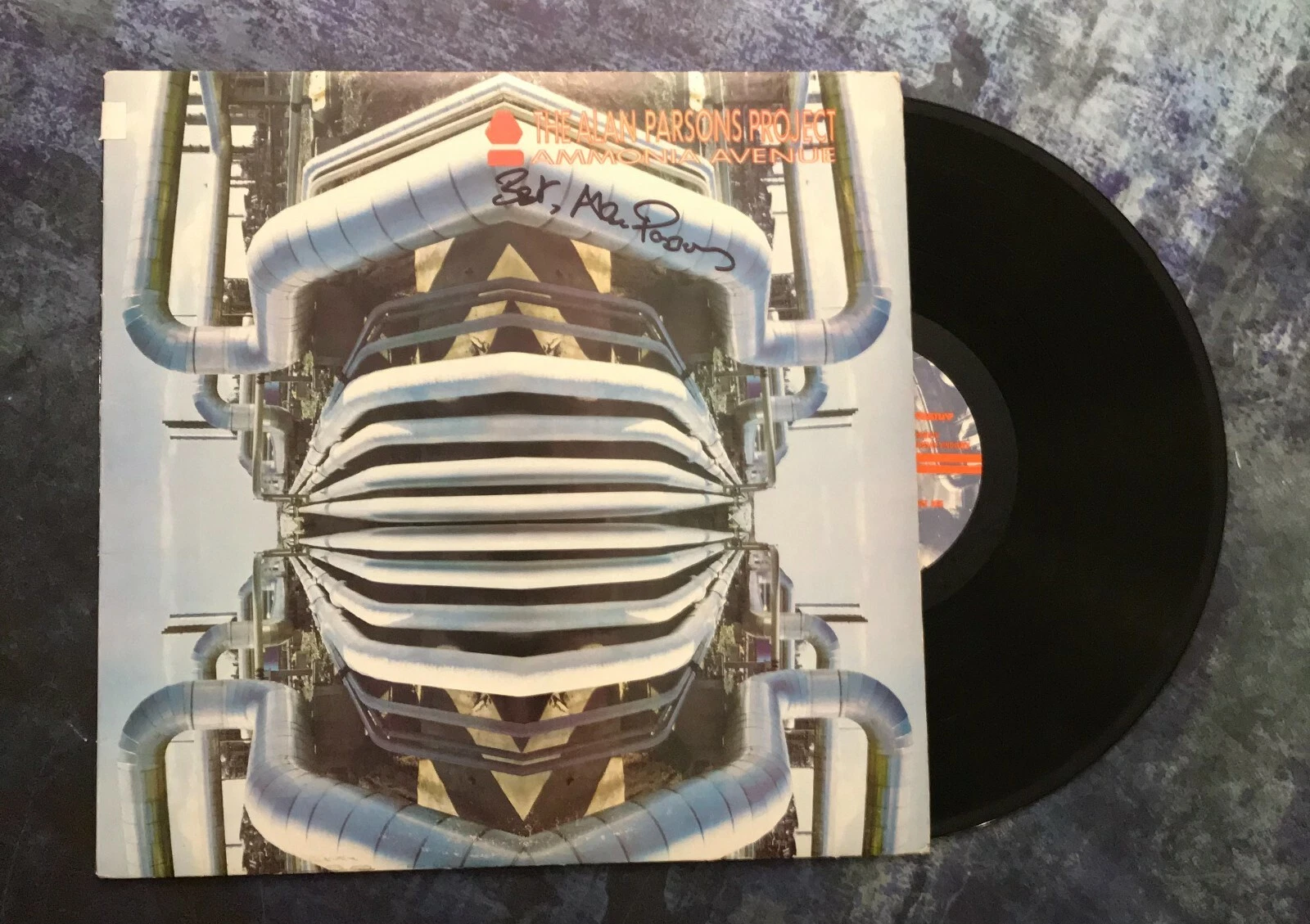 GFA The Project Ammonia Avenue * ALAN PARSONS * Signed Record Album COA
